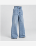 Blugi patch-pocket Albastru Cer