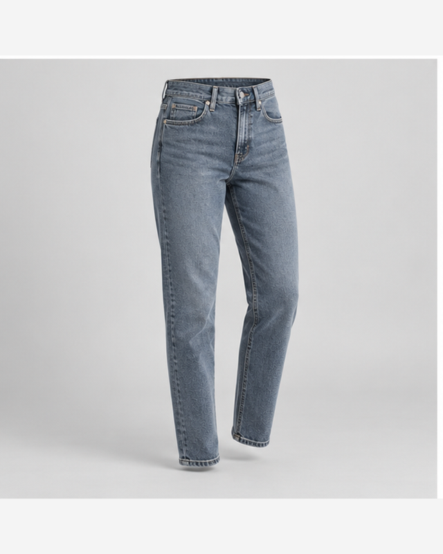 Blugi tapered Albastru Cenușiu