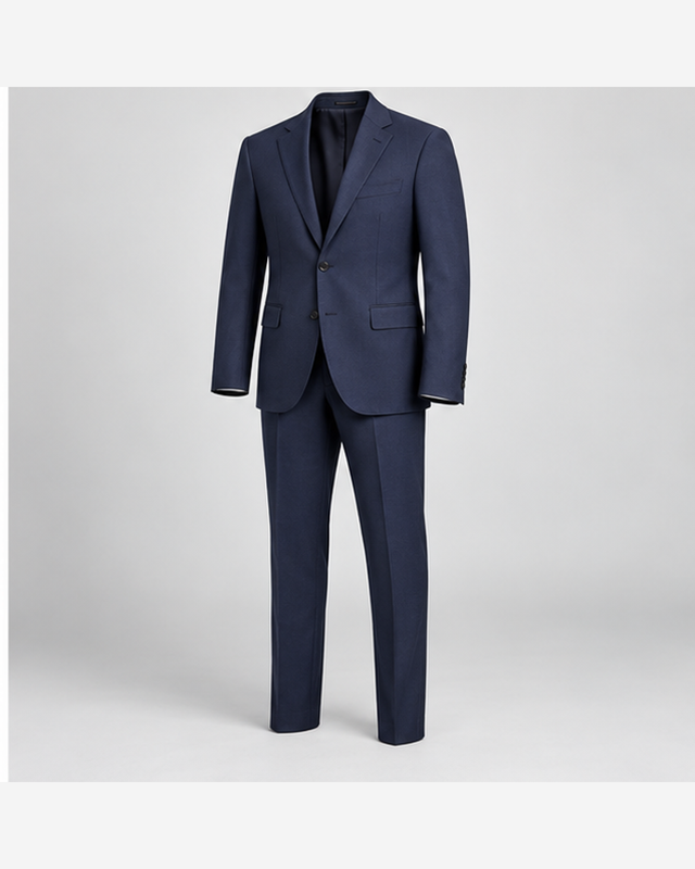 Costum clasic slim Bleumarin Închis