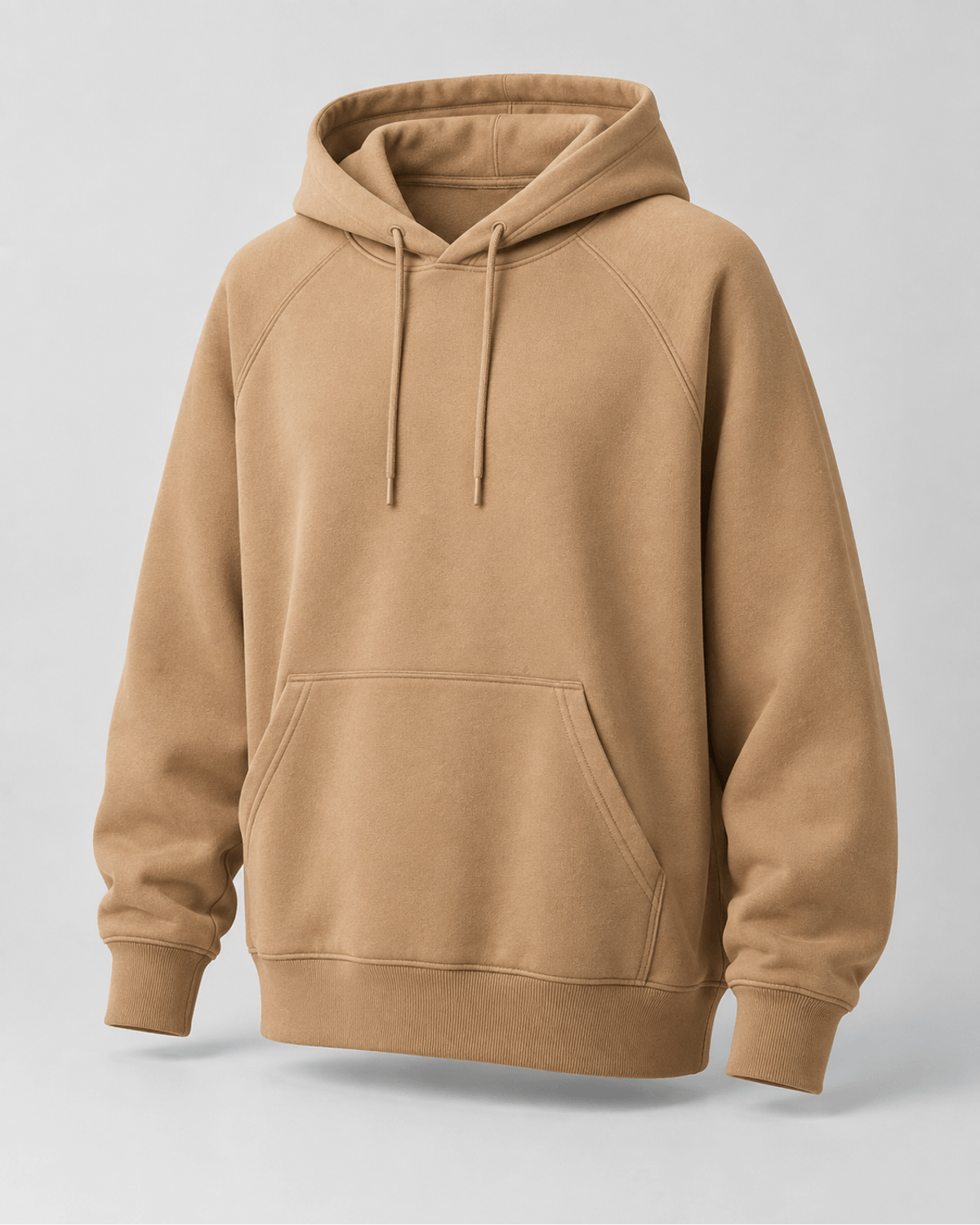 Hanorac cu mâneci raglan Camel
