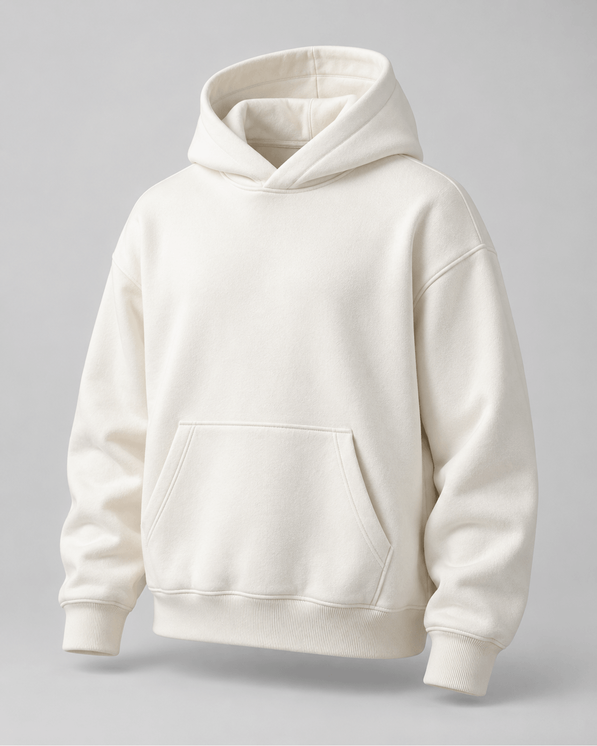 Hanorac Heavy Cotton Alb Ivoire
