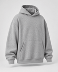 Hanorac oversized Essential Gri Melanj