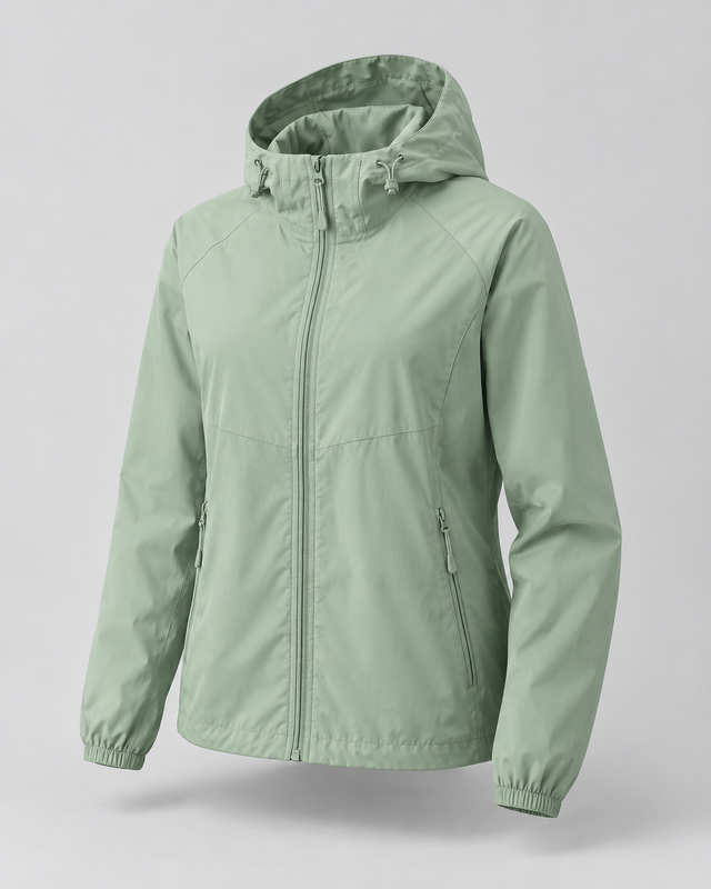 Jachetă windbreaker Verde Mentă