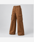 Pantaloni cargo wide-leg Maro Coniac