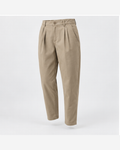 Pantaloni carrot fit Kaki