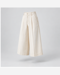 Pantaloni culotte Alb Ivoire