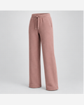 Pantaloni de trening cu nervuri Roz Murdar
