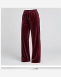 Pantaloni de trening din velur Vișiniu
