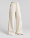 Pantaloni de trening wide-leg Crem