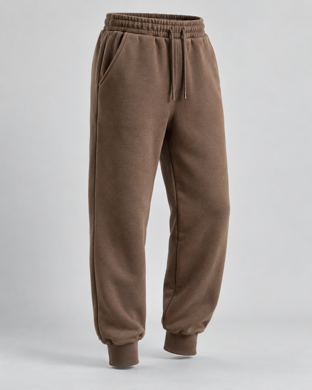Pantaloni fleece heavyweight Maro Mocha