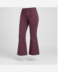 Pantaloni kick-flare Prună