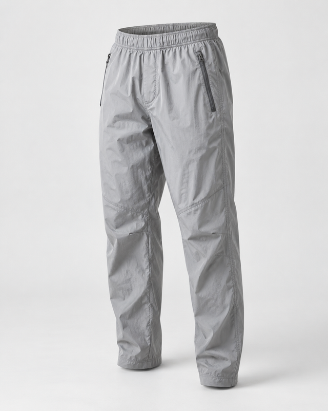 Pantaloni shell ușori Gri Argintiu
