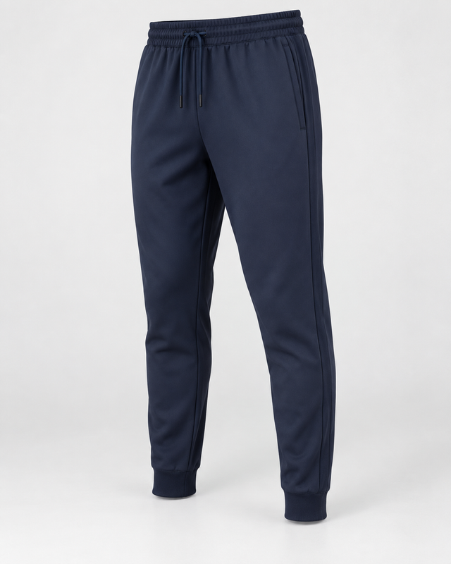Pantaloni track cu vipușcă Bleumarin