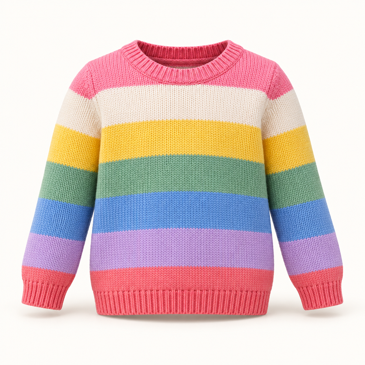 Pulover cu dungi Multicolor