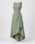 Rochie asimetrică Verde Salvie