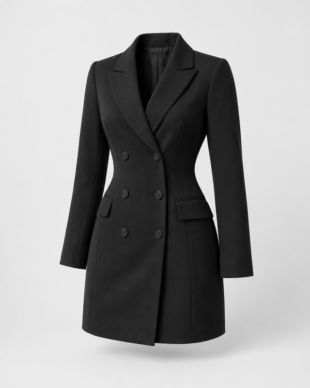 Rochie blazer Negru