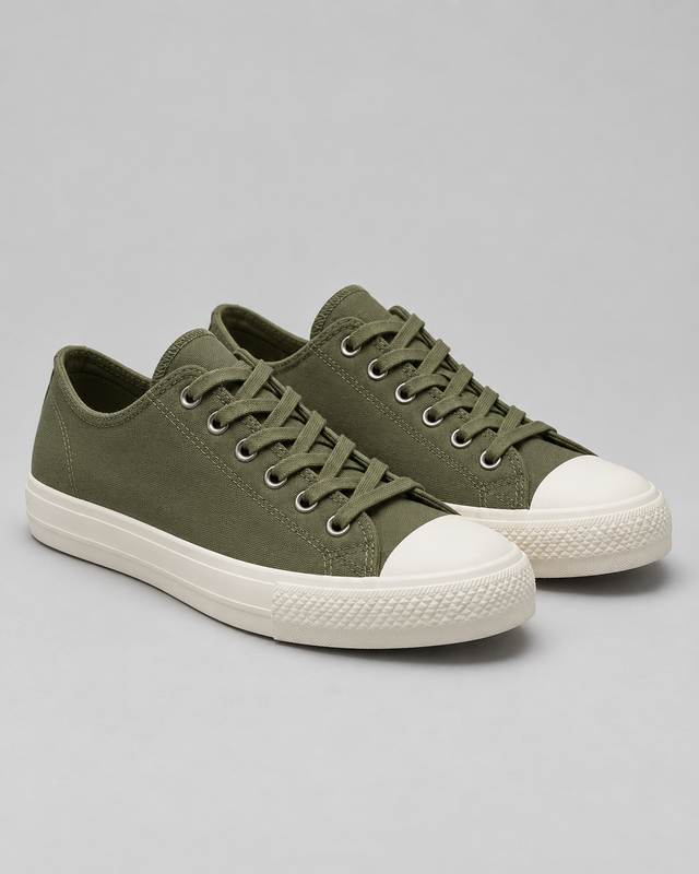 Sneakers canvas Sport Verde Măsliniu