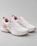 Sneakers walking Comfort Alb și Roz