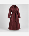 Trenci cu panouri contrast Bordo