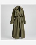 Trenci oversized fluid Verde Măsliniu