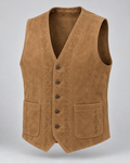 Vestă boho brodată Camel