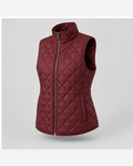 Vestă matlasată diamond Bordo